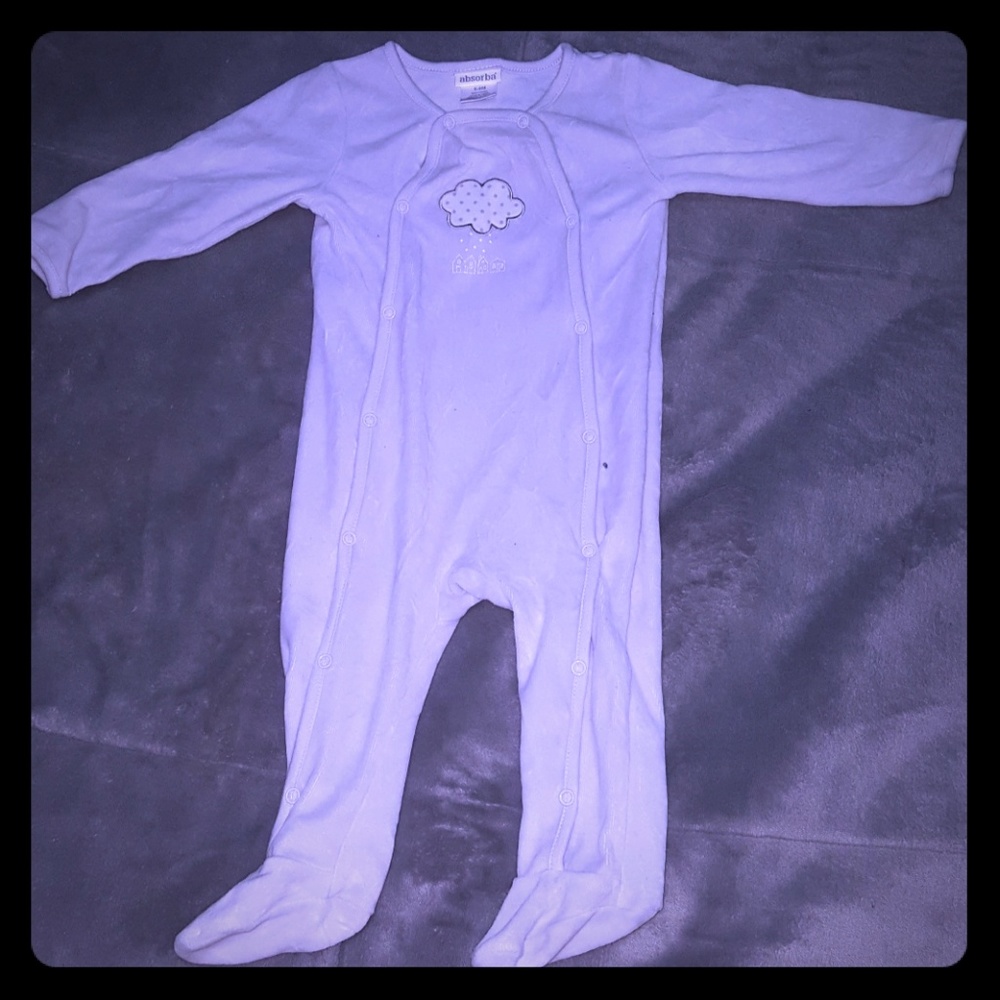 Baby silver onesie